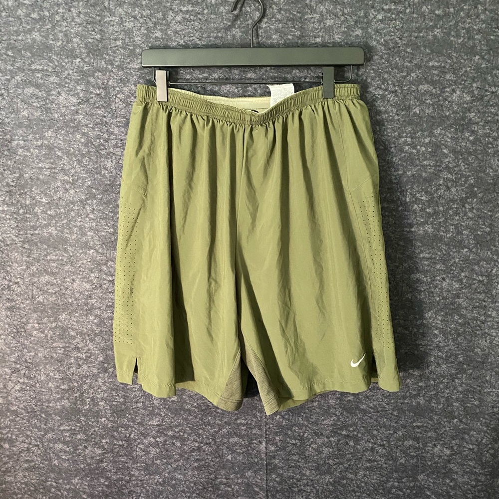 Green Nike Running Shorts